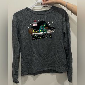 roots xs long sleeve shirt christmas